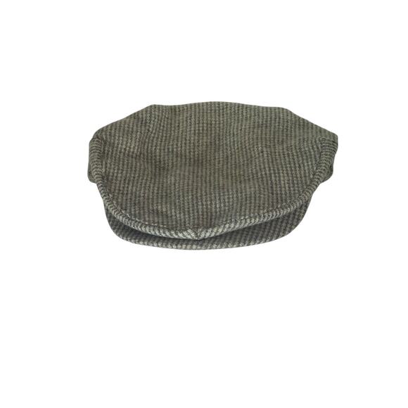 London Fog Vintage Wool Newsboy Cap M Cabbie Flata Cap Hipster Minimalist - Picture 1 of 10